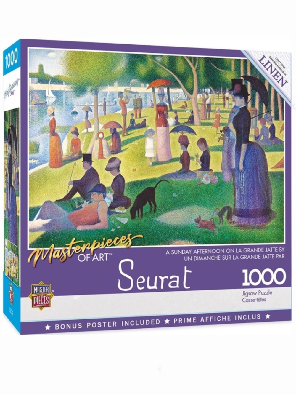 Masterpiece - Master Pieces of Art - Sunday on La Grande Jatte 1000 Piece Puzzle